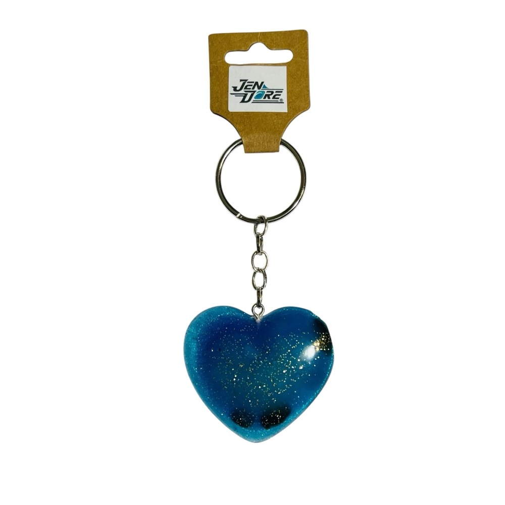 JenDore Handmade Heart Keychain Keyring Backpack Purse Bag Charm Accessory